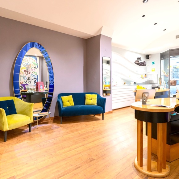 Mondelliani Italy Handmade Jackie O Butterfly Sunglasses Black White  MINT - Picture 14 of 15